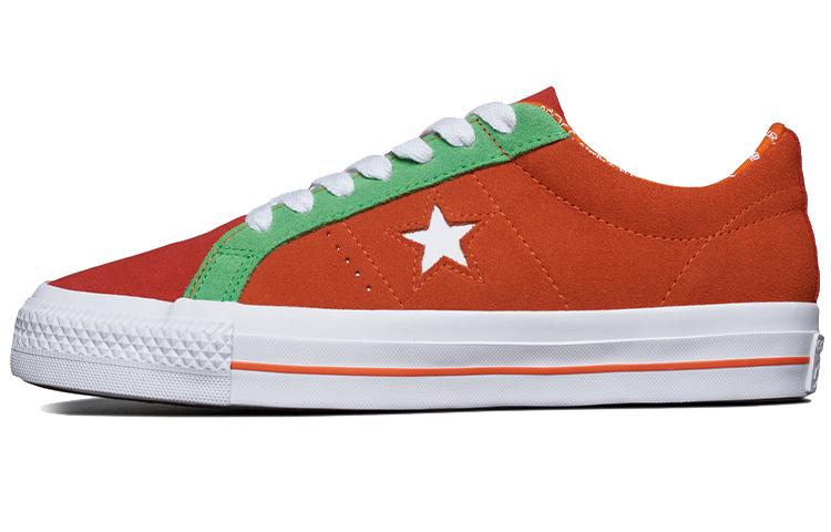 Converse One Star Pro Orange Green White 171932C 35.5