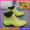 Rain shoes winter velvet warm snow boots fishing takeaway rider cotton shoes winter