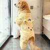 Dog Warm Clothes Large Medium Dogs Festive Red Pet Apparel Winter Lab Samoyed Border Collie