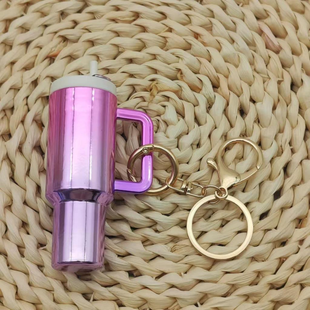 New Arrival: Gradient Color Stanley Keychain Pendant - Commemorative Gift for Women