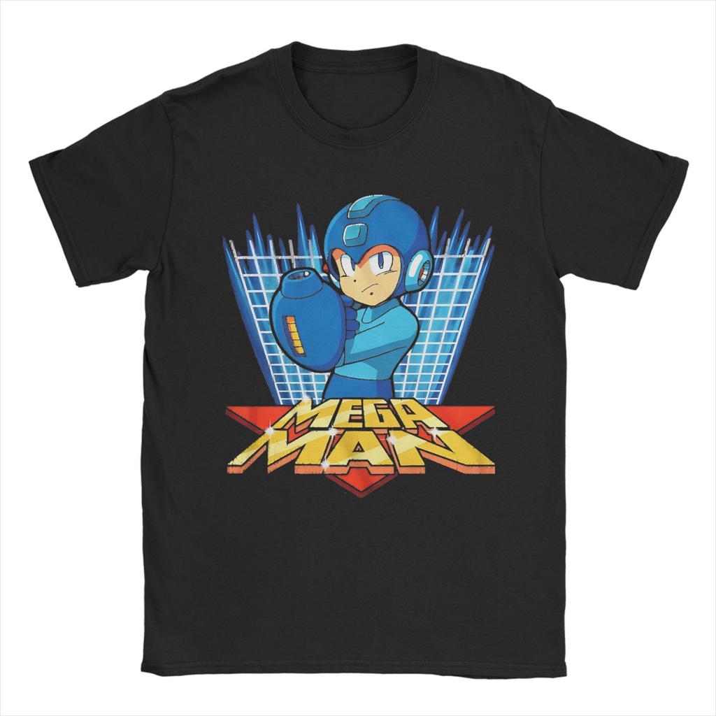 Streetwear Megaman X Zero Art T-Shirt For Men Women O-neck Short Sleeve Tops Shirts  Cotton Summer Clothing