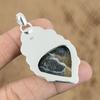 Natural Picasso Jasper Gemstone Pendant Unicorn Black 925 Sterling Silver