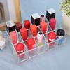 16 Grid Transparent Acrylic Nail Polish Lipstick Storage Case Organizer Storage Rack