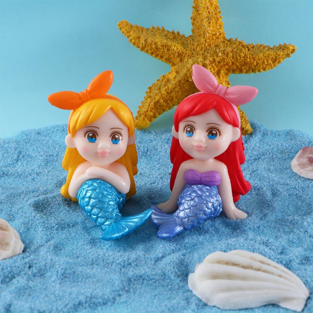 

Аксессуары для дома, стол, сделай сам, микропейзаж, миниатюрная фигурка русалки, декоративная аквариумная фигурка