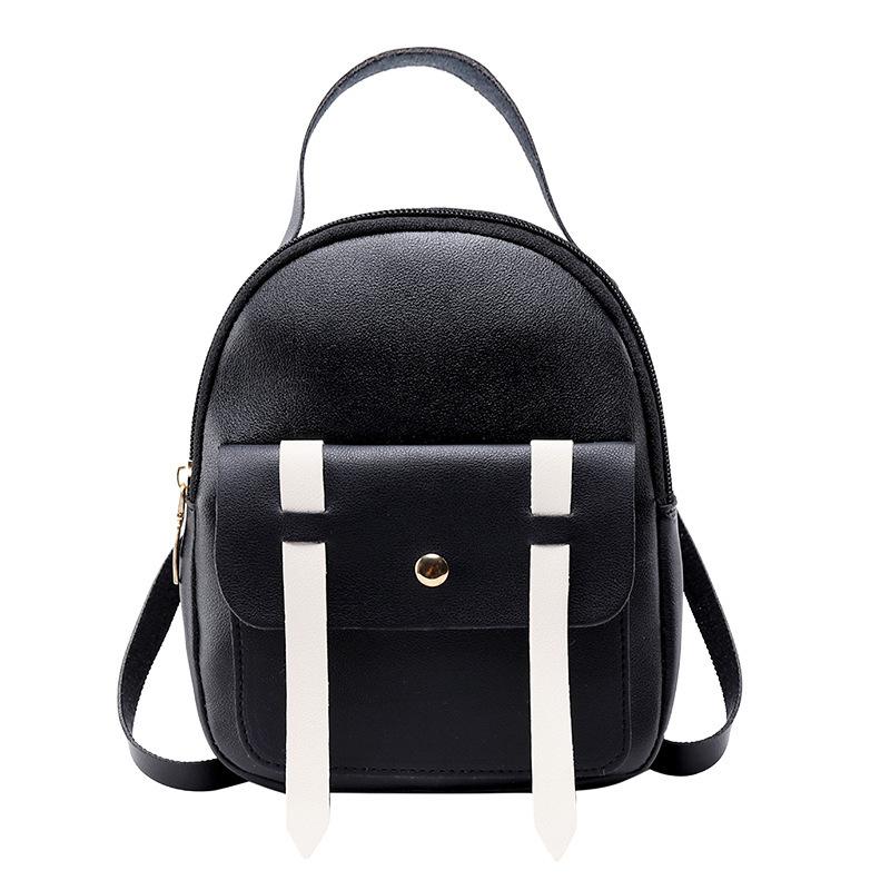 Contrasting color small backpack can be made of logo summer new product bag cover type casual versatile small bag