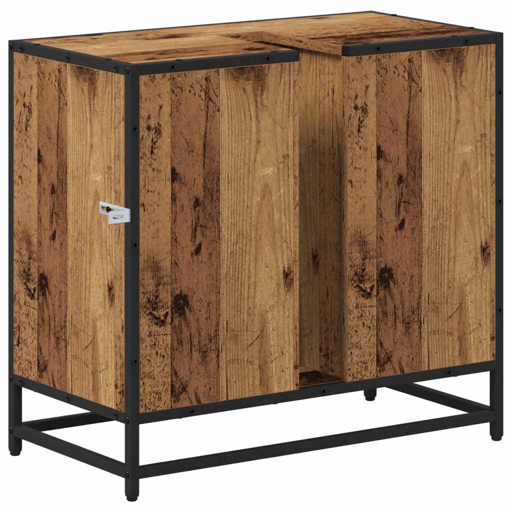 Bathroom Cabinet Reclaimed Wood 65 x 33 x 60 cm Engineered Wood