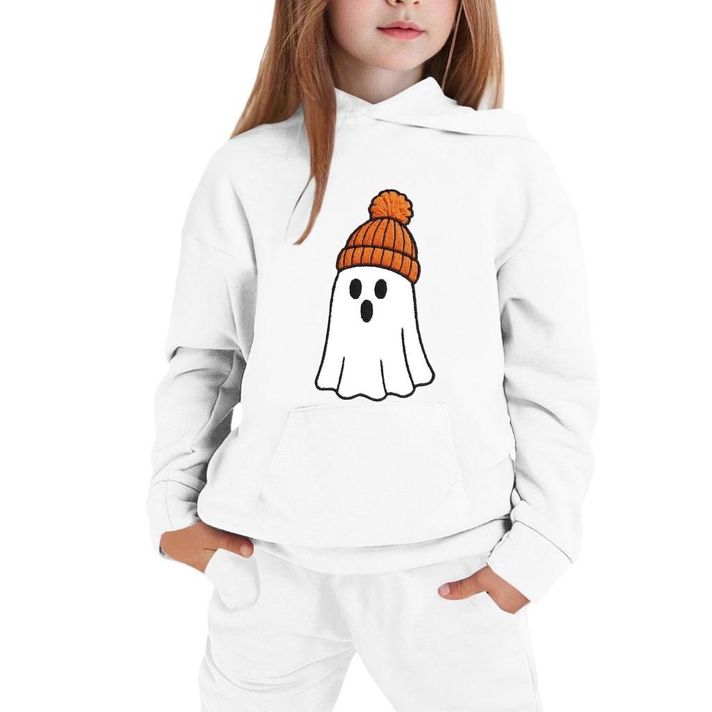 Children's Hoodie with Halloween Print for Casual Wear