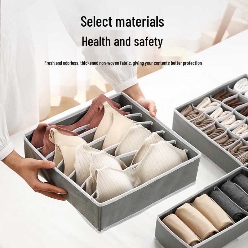 Foldable Non-woven Fabric Underwear Drawer Organizer 