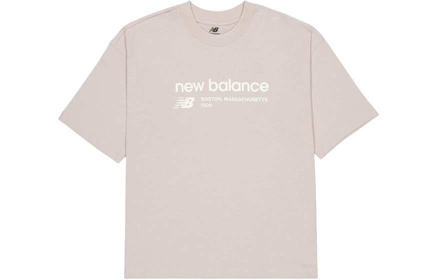 New Balance Drop Shoulder Sleeve T Shirt Women s Light Khaki WT33534-MNK XL