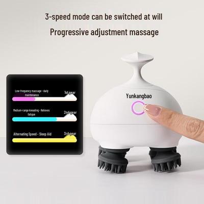 YunKangBao Magnetic Charging Head Massager CN Plug (adapter Included)