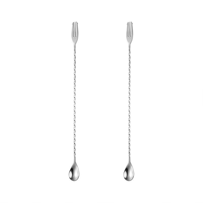 ZISIZ 304 Stainless Steel Cocktail Stirring Spoon