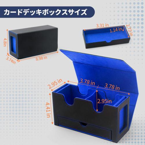 Introducing the New AWESOPAL Deck Case! This Upgraded Deck Case Features Two Magnetic Holders, Two Display Windows, a Large Dice Tray, and Four Compar
