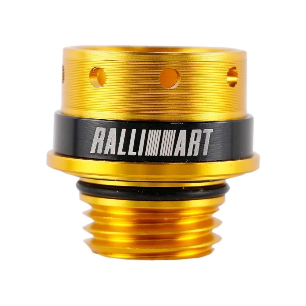 Ralli art Aluminum Engine Oil Tank Cover Cap For Mitsubishi Lancer 2008-2015 Fuel Tank Caps3