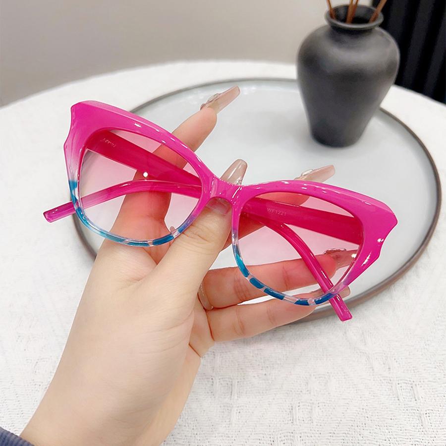 Butterfly Sunglasses Pink Sunglasses Women Sunglasses Cat Eye Sweet Frame Personalized  Brand Design Sunglasses In Trend Outdoor Sun Protection UV400