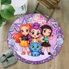 1pc Kpop Team2 Carpet, Round Rug, Comfortable, Suitable for Entryways, Living Rooms, Office, And Bedrooms, Christmas Decoration
