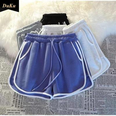 Sports Shorts Girls Wear New Summer High Waist Loose Slim Casual Large Size