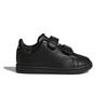 Adidas Originals Stan Smith Casual Sneakers Durable Low-Top Walking Shoes Baby Sneakers Obsidian-Black BZ0524