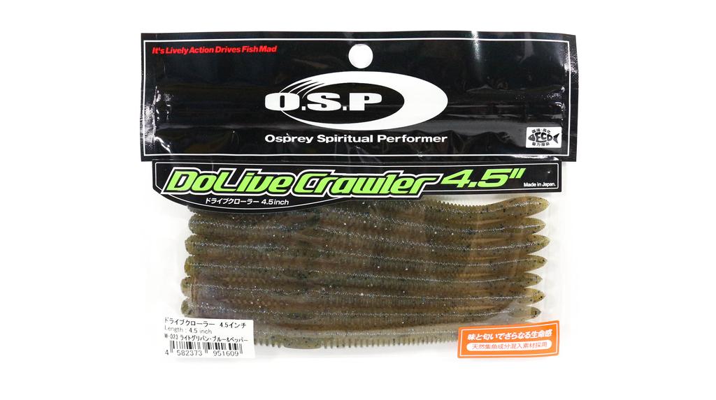 OSP Soft Lure Dolive Crawler 4.5 Inches W-023 (1609)