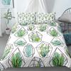Cactus Duvet Cover Set Exotic Plant Prickly Pear Succulents Bedding Set Kids Teens I Love Cactus King Size Polyester Quilt Cover