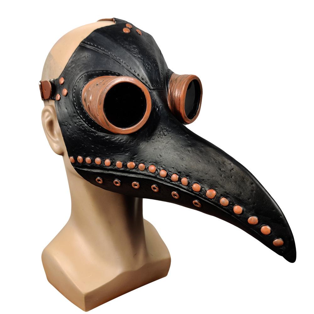 Plague Doctor Mask Halloween Steampunk Mask Crow Beak Bird Beak Mask
