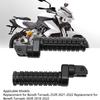 1 Pair Motorcycle Foot Pegs CNC T6063 Aluminum Alloy Anodized   Replacement For     252R 2021‑2022