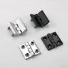 Heavy-Duty Black Zinc Alloy Industrial Hinge