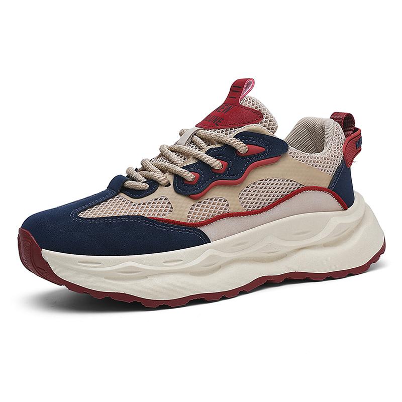 Men's Casual Sports Shoes with Comfortable and Fashionable Height Increasing Trend Korean Version Street Style Men's Shoes
