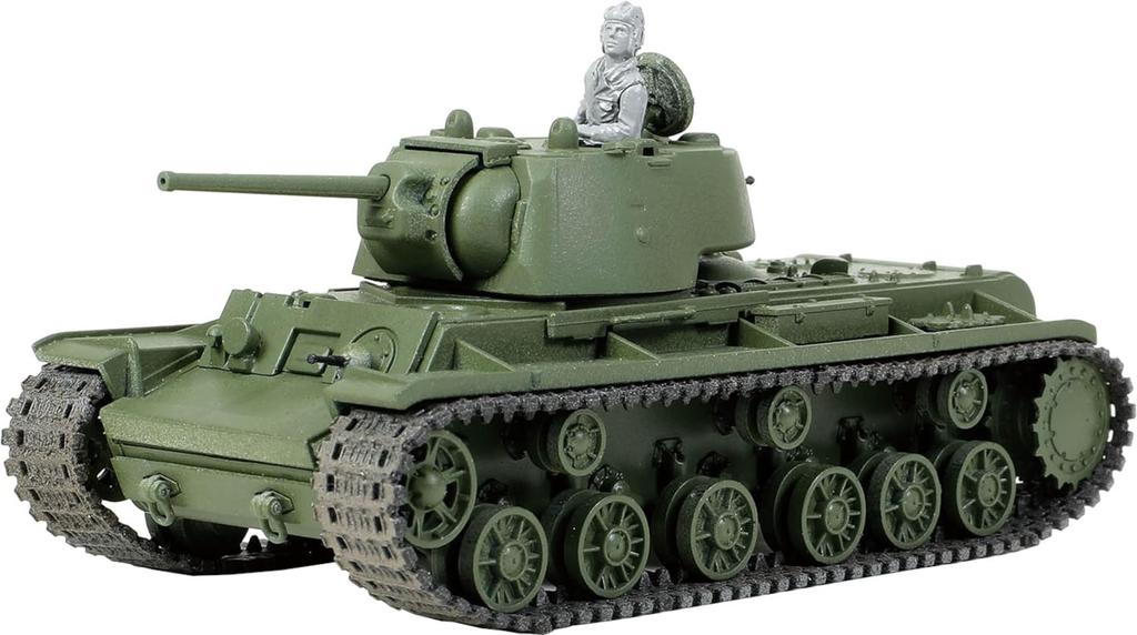 PLATZ Waltersons WW2 Soviet Heavy Tank 1942 Model Cast Turret 1942 Western Front Plastic Model WS55015R 1/72 KV-1 (Tank)