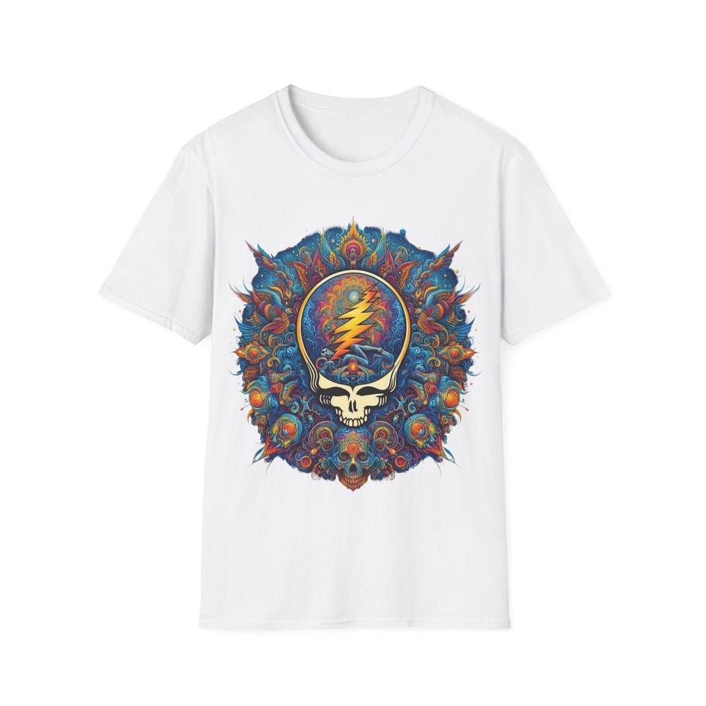 Мягкая хлопковая футболка. Унисекс футболка Grateful Dead L