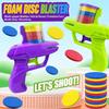 Foam Disc Blaster Toy Lightweight Easy Operate Durable Children Plaything Suitable for Backyard Activities Family Picnics Party Fun