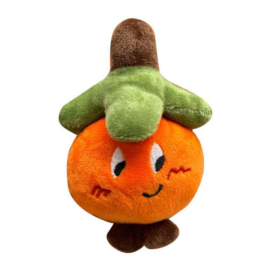 

Good Luck Persimmon Plush Keychain Cute Soft Stuffed Fruit Pendant for Bags Backpacks Lucky Phone Charm Adorable Gift for Couples Friends