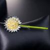 Dandelion Flower Brooches Vintage Elegant Brooches Wedding Clothing Accessories for Women Girls Ladies
