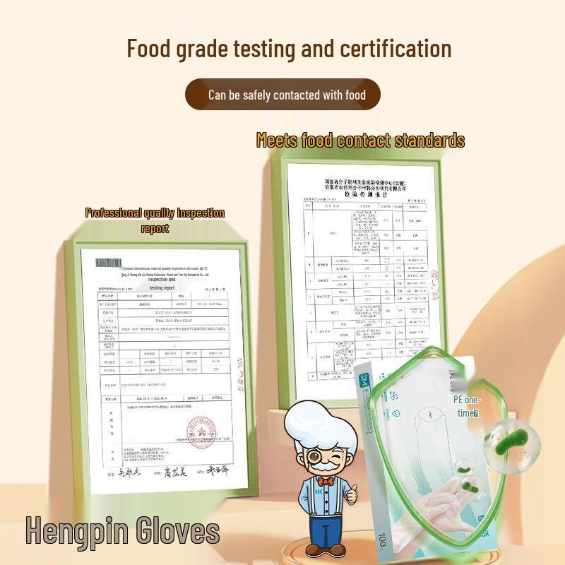 ZISIZ Disposable Food Grade TPE Gloves