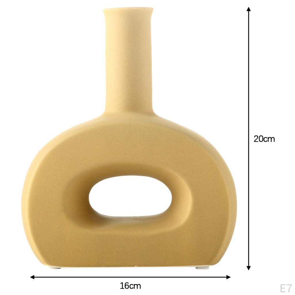 Ceramic Flower Vase, Abstract Modern Decorative Vases for Centrepieces Vase
