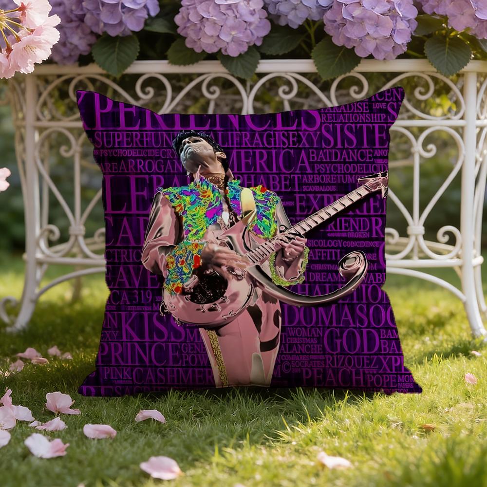 Funny P-Prince Singer Cushion Cover Home & Car Dual-Scene Pillow Cover: Reversible for Premium Comfort