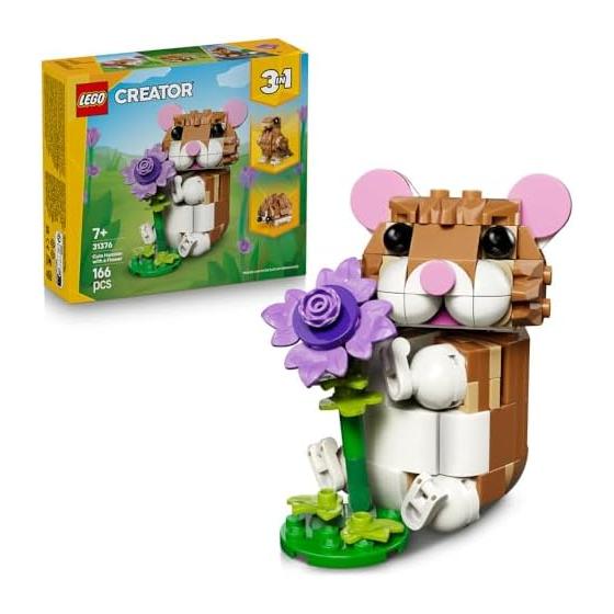 LEGO Creator Я люблю цветы Маленький хомяк Игрушка Подарок на день рождения Конструктор Девочки Мальчики Дети 7 лет 8 лет 9 лет Начальная школа