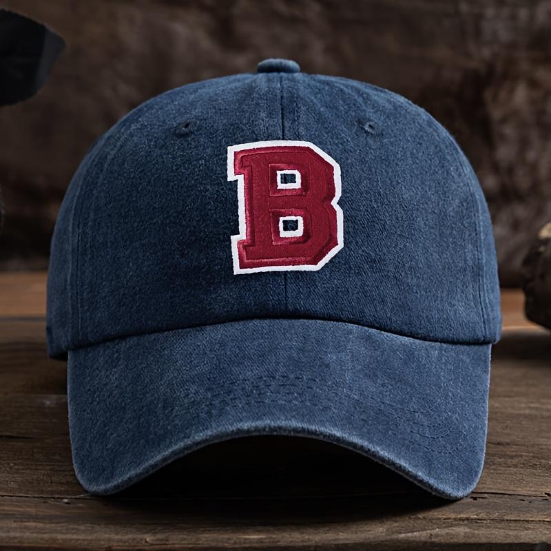 Fun Letter B Baseball Cap Unisex Outdoor Fashion Versatile Duckbill Hat Trendy