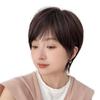 [BrightLala] Skin-friendly Wig, Cooling Touch, Short Bob Full Wig, Hairpiece, Short Cut, hf2043-M-CR