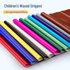Large Red Waxed Paper for Children's DIY and Origami Projects