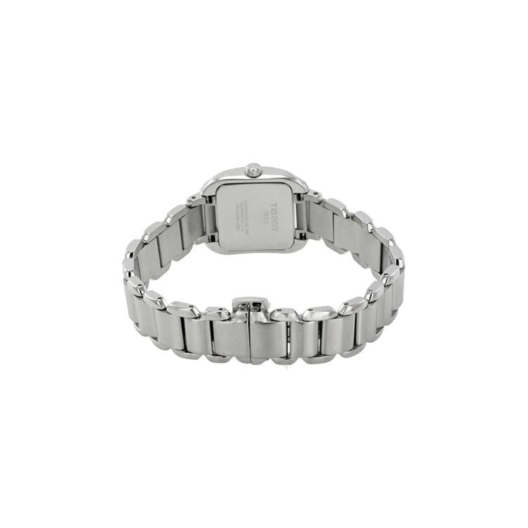 TISSOT Wave Collection Wave Collection Quartz Movement Women's Watch 20mm White Dial Stainless Steel Case T02.1.385.71