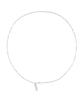 Lanarchive [1188] Thin Stick Chain Necklace