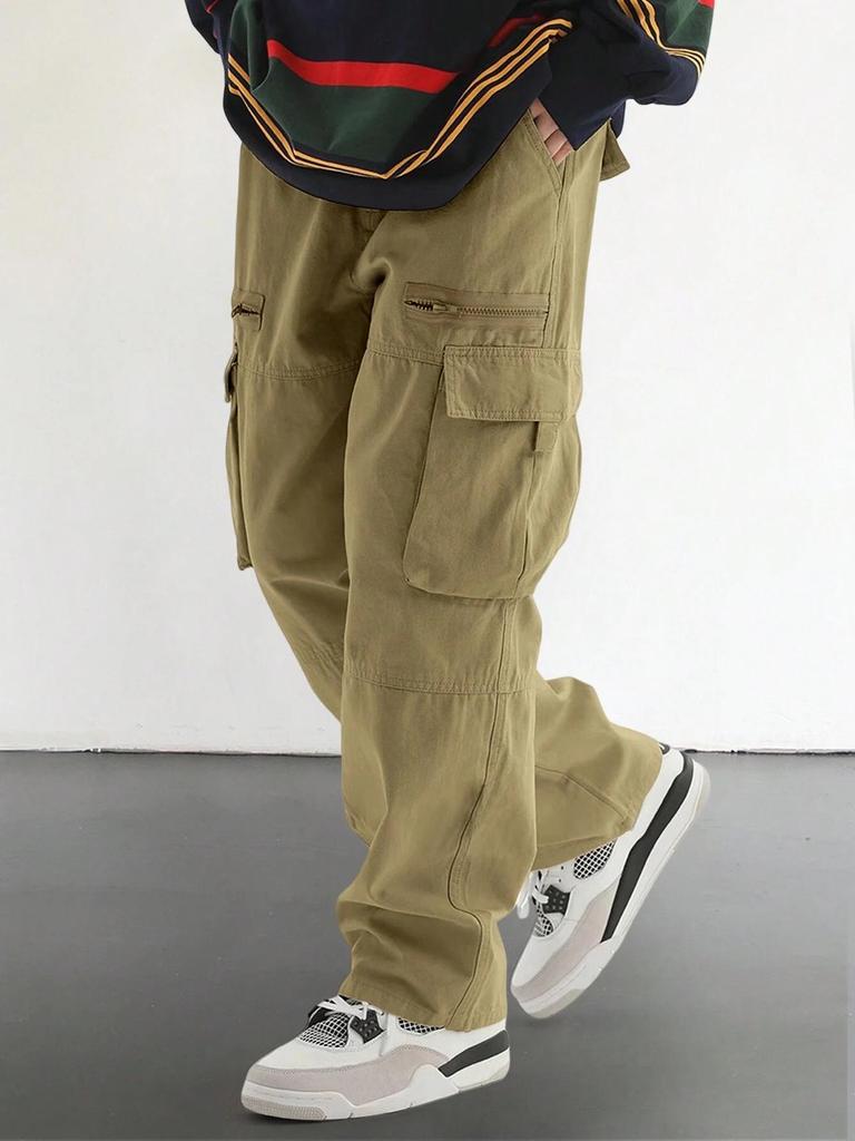 American Retro Versatile Men's Cargo Pants: Street Trend Casual 2025 Bestseller