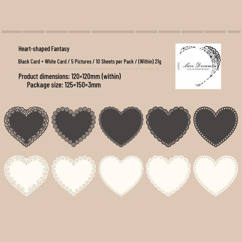 

Beautiful Day Dreamy Series Large Collage Card: 10 Double-Material Sheets
