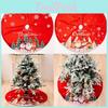 Festive Red Snowflake Tree Skirt And Gnome Adornments For A Merry And Bright Christmas Celebration