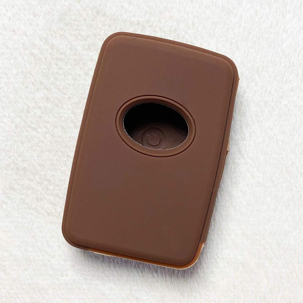 [IKT] Silicone Cover for Toyota Cars Smart Key 5 Buttons Brown/Estima/Noah 60 Series 70