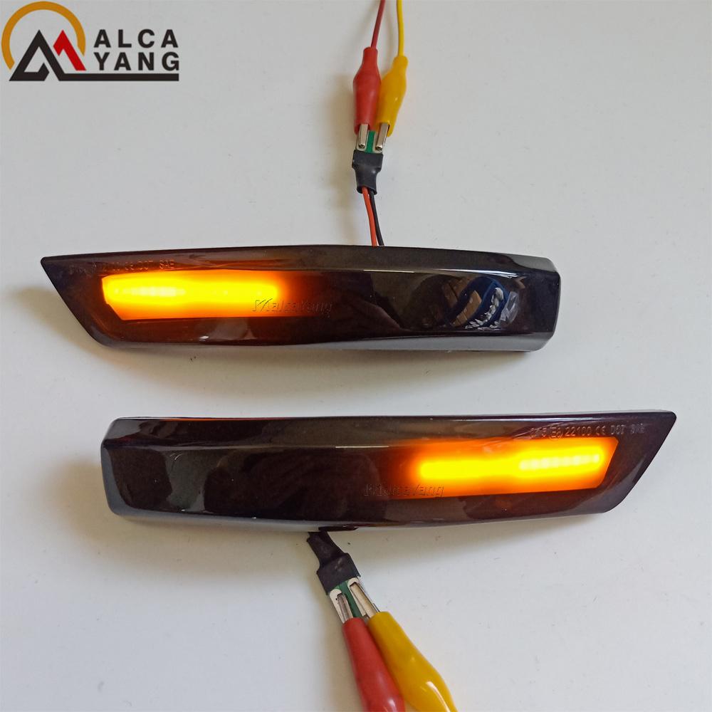 Dynamische Blinkleuchte LED Seitenspiegel Sequenzieller Blinker für Ford Focus 2 3 Mk2 Mk3 Mondeo Mk4 EU