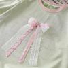 Girls' T-shirt Korean Summer Clothes Girls' Design Sense Short Sleeved Bow Top