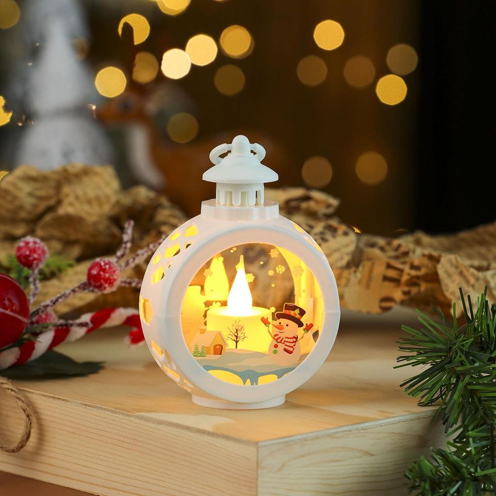 Christmas Eve Children's Night Light Crystal Ball Decor
