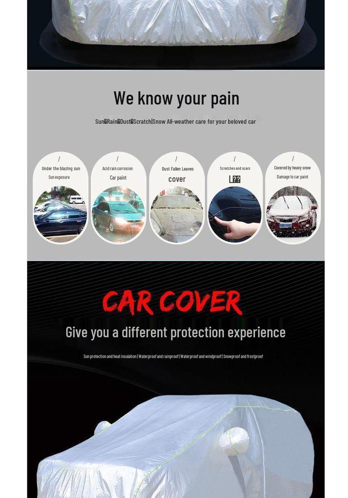 Sunshade Car Cover for Great Wall Haval SUVs: H6, H2, H5, H4, H8, H7, F5 - Sun Protection