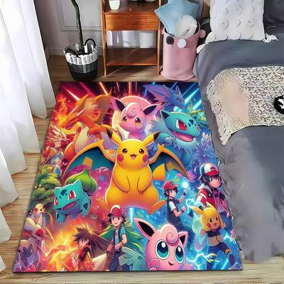 Niedliche Cartoon Anime Teppich Design Fußmatte, geeignet als rutschfeste Matte für das Wohnzimmer oder Schlafzimmer Sofa